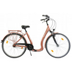 Mestský bicykel 28" 7 prevodový SPRICK Zündapp s nízkym nástupom hliníkový rám: 18" Medená